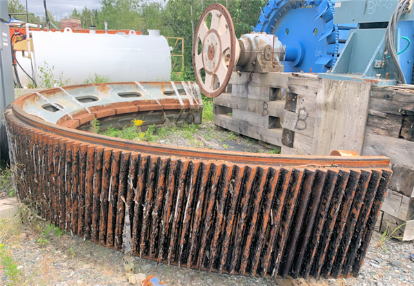 Fuller 18' X 10-1/2' (5.5m X 3.2m) Sag Mill, Rubber-lined With 1500 Hp, 1192 Rpm Motor)